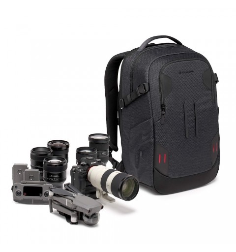 Manfrotto MB PL2-BP-BL-M estuche para cámara fotográfica Mochila Negro