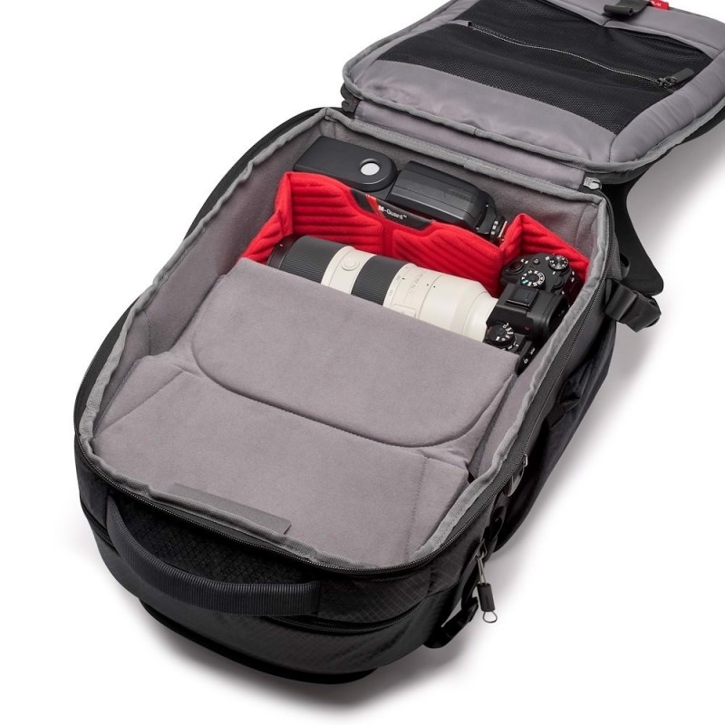 Manfrotto MB PL2-BP-BL-M estuche para cámara fotográfica Mochila Negro