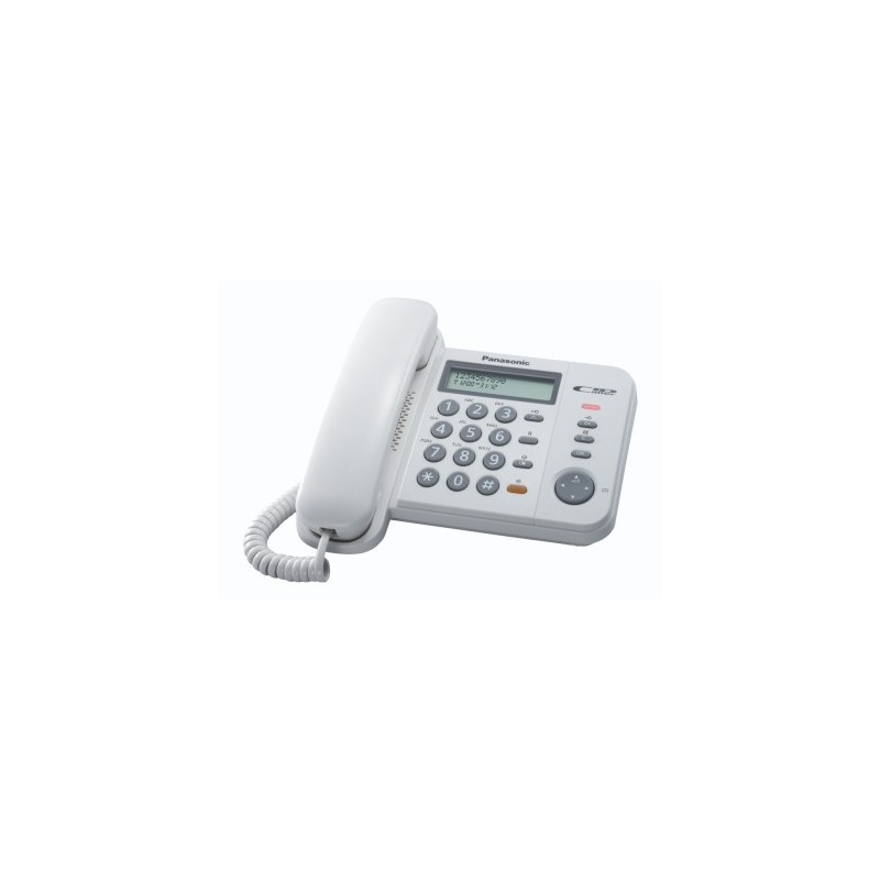 Panasonic KX-TS580EX1 Identificador de llamadas Blanco