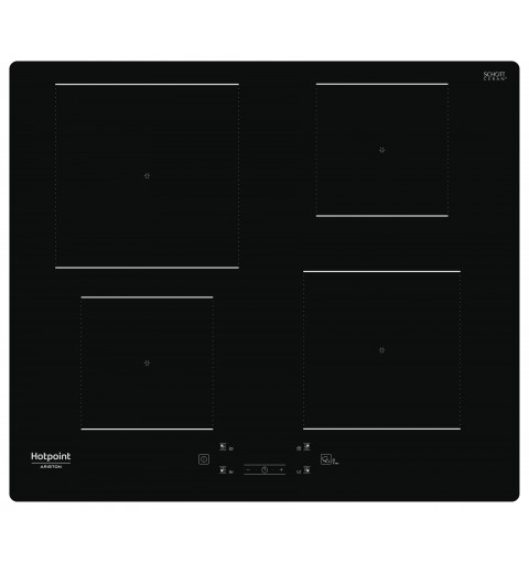 Hotpoint HQ 5660S NE Noir Intégré (placement) 59 cm Plaque avec zone à induction 4 zone(s)