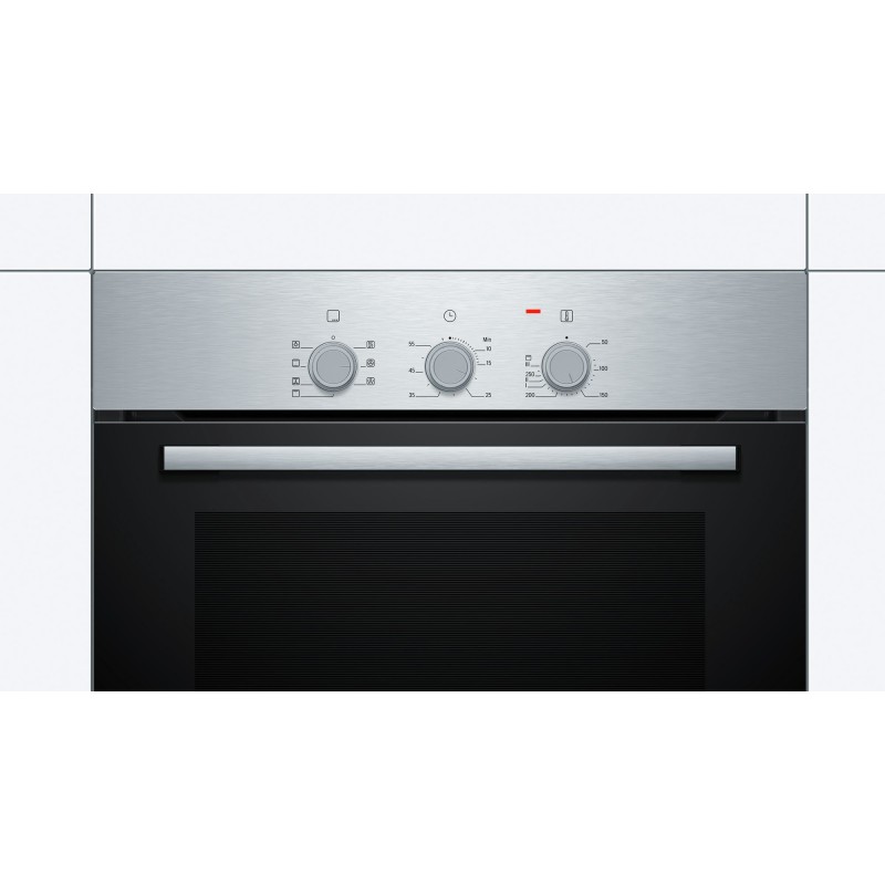 Bosch Serie 2 HBF011BR0J oven 66 L A Black, Stainless steel