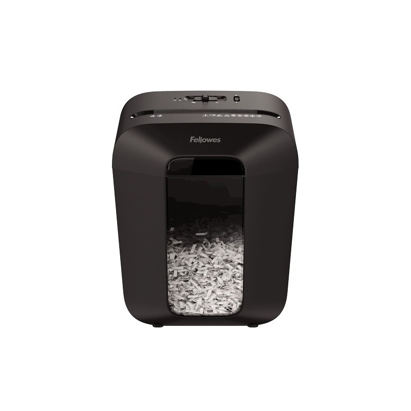 Fellowes Powershred LX50 Aktenvernichter Partikelschnitt-Zerkleinerung Schwarz