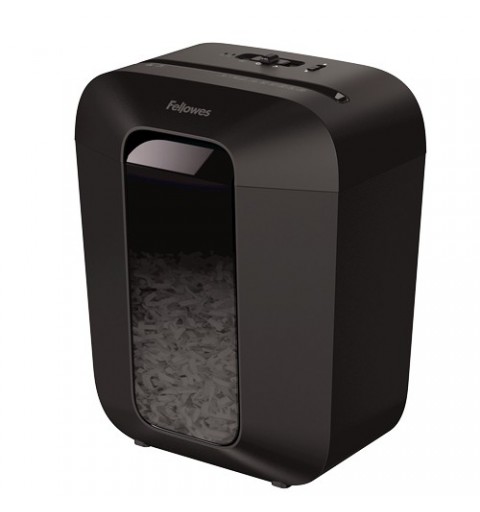 Fellowes Powershred LX50 Aktenvernichter Partikelschnitt-Zerkleinerung Schwarz