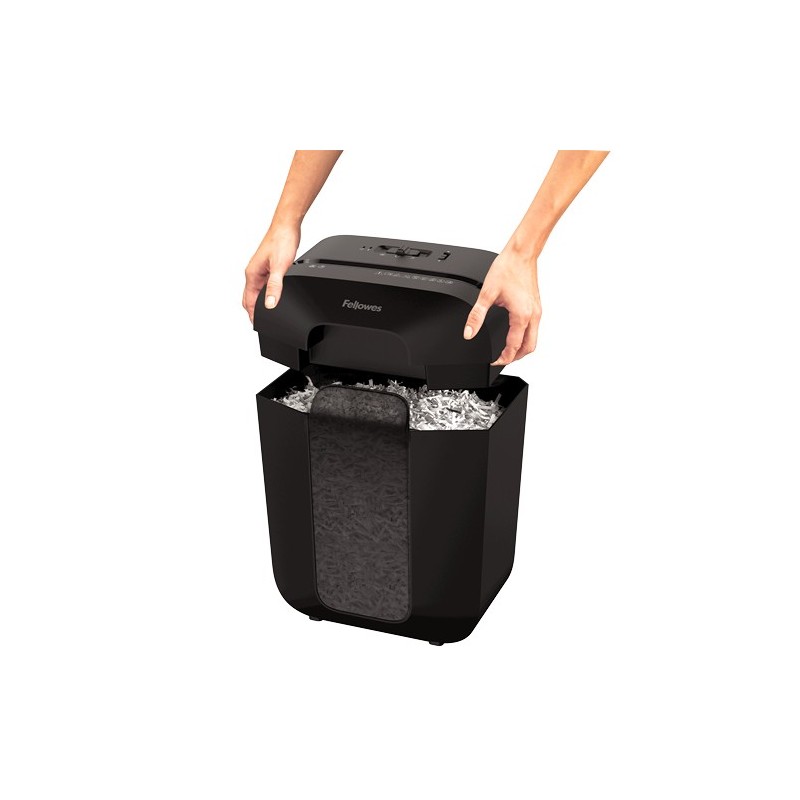 Fellowes Powershred LX50 paper shredder Particle-cut shredding Black