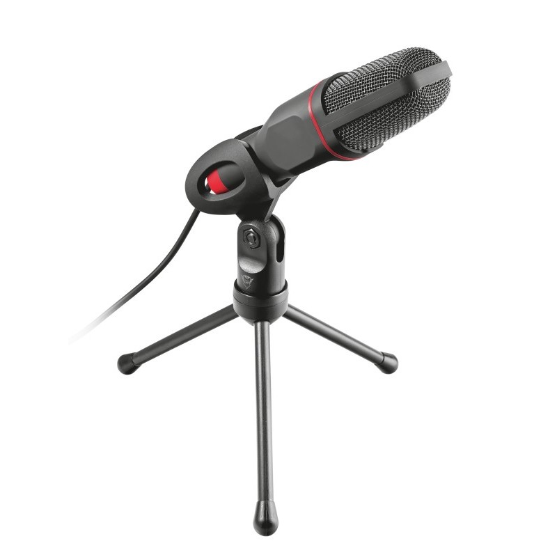 Trust GXT 212 Noir, Rouge Microphone de PC