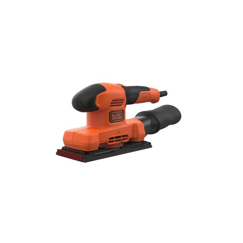 Black & Decker BEW220 Orbital sander 14000 RPM Black, Orange