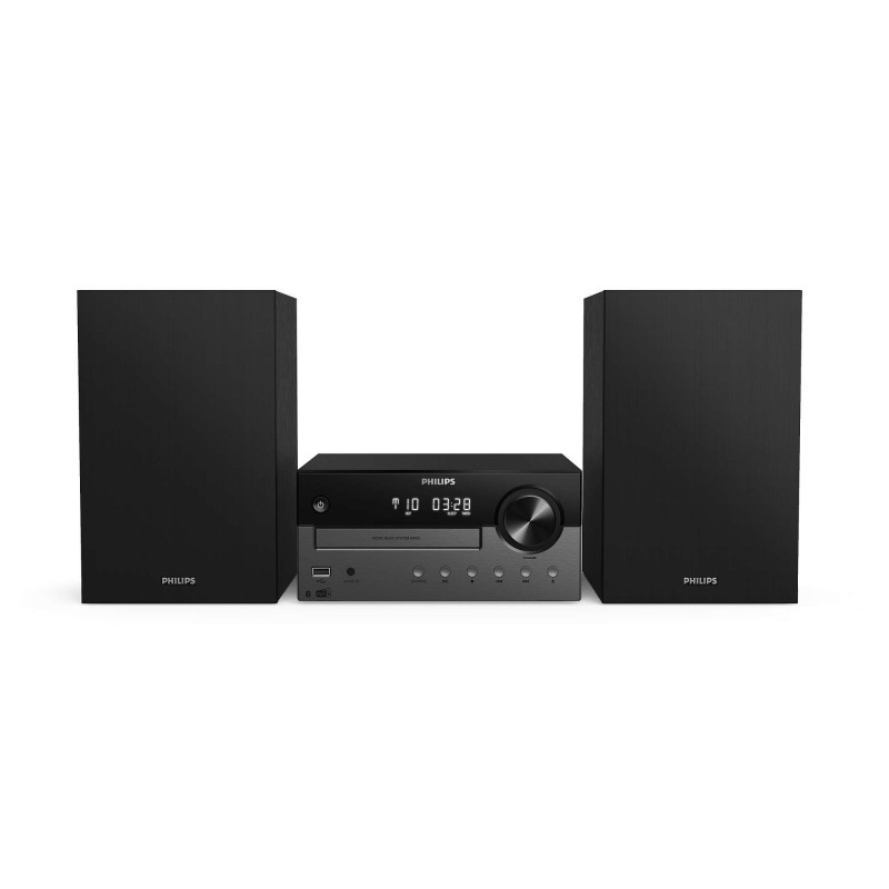 Philips TAM4505 12 sistema de audio para el hogar Microcadena de música para uso doméstico 60 W Negro, Gris