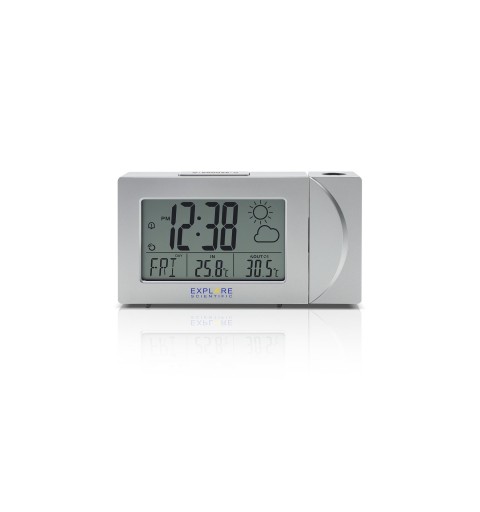 Explore Scientific RPW3008 Digital alarm clock Silver