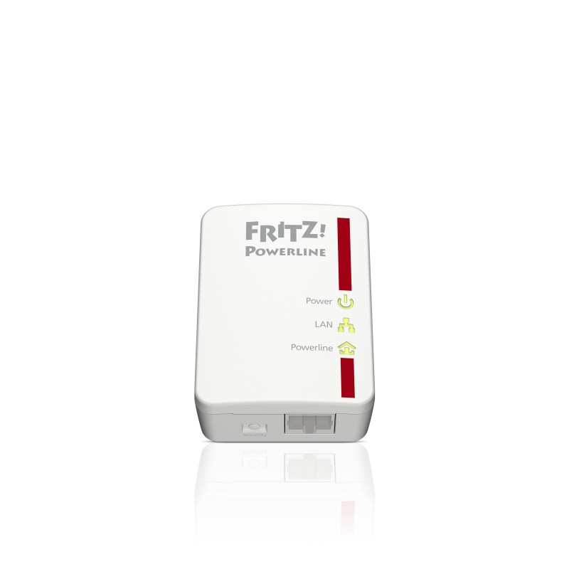 FRITZ! Powerline 510E Set International 500 Mbit s Eingebauter Ethernet-Anschluss Weiß 2 Stück(e)