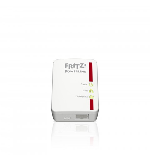 FRITZ! Powerline 510E Set International 500 Mbit s Eingebauter Ethernet-Anschluss Weiß 2 Stück(e)