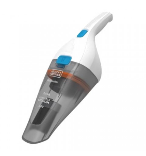 Black & Decker NVC115JLEW aspiradora de mano Gris, Blanco Sin bolsa