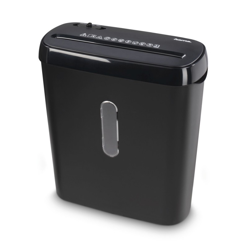 Hama Basic S6 paper shredder Strip shredding 70 dB 22 cm Black