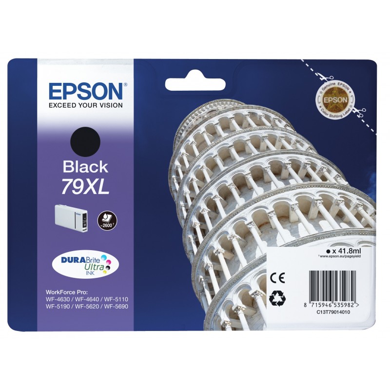 Epson Tower of Pisa Cartucho 79XL negro