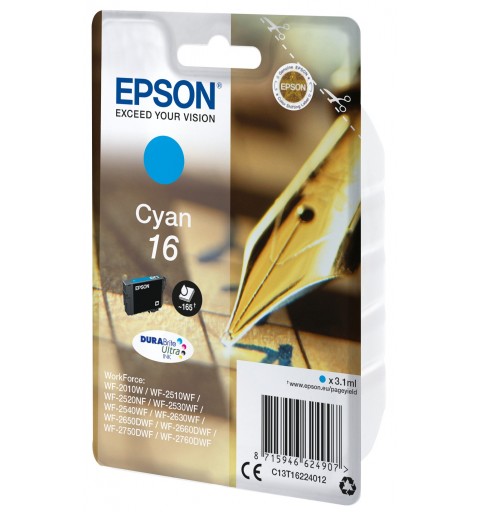 Epson Pen and crossword Singlepack Cyan16 DURABrite Ultra Ink