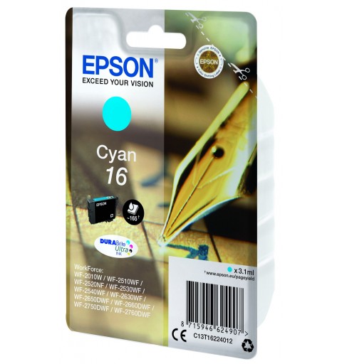 Epson Pen and crossword Singlepack Cyan16 DURABrite Ultra Ink