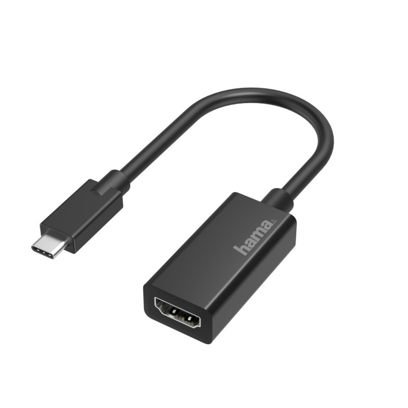 Hama 00200315 Videokabel-Adapter USB Typ-C HDMI Schwarz