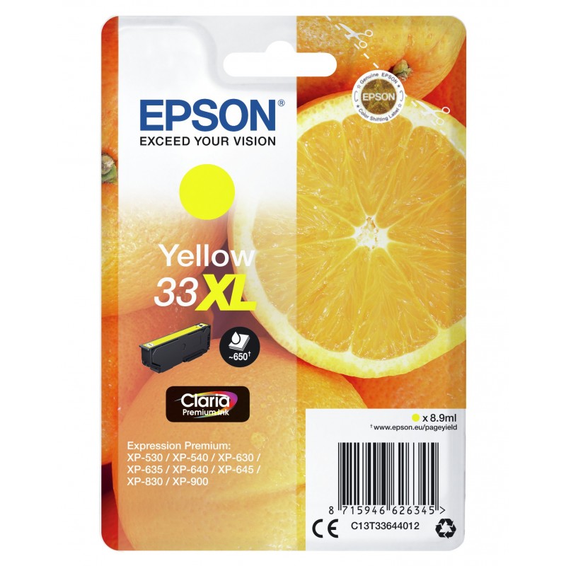 Epson Oranges Cartouche " " - Encre Claria Premium J (XL)