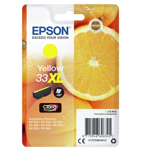 Epson Oranges Cartouche " " - Encre Claria Premium J (XL)