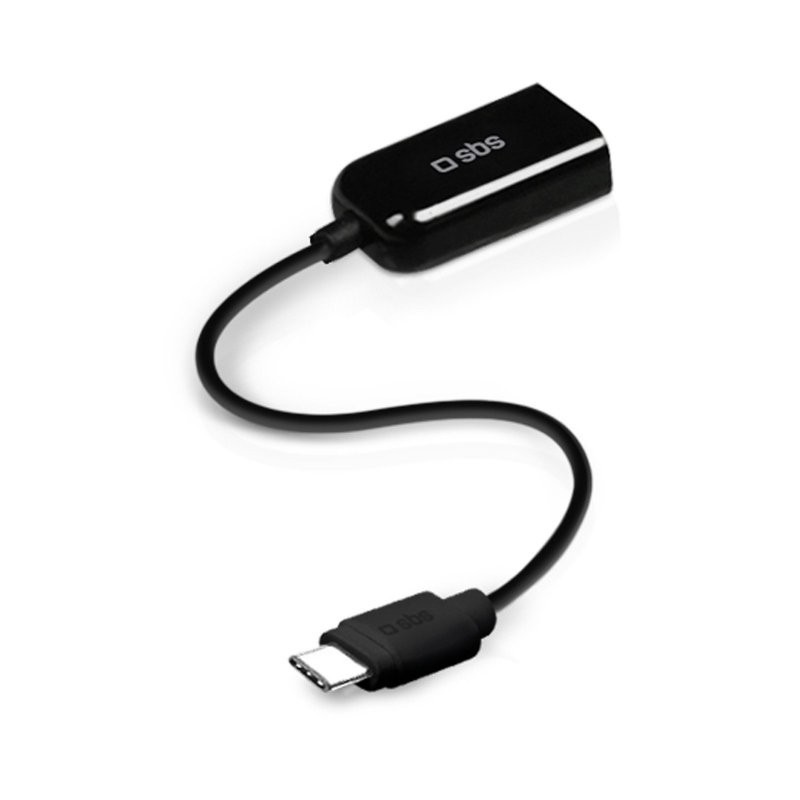 SBS TEKABELOTGTCK USB Kabel 0,15 m USB 2.0 USB A USB C Schwarz