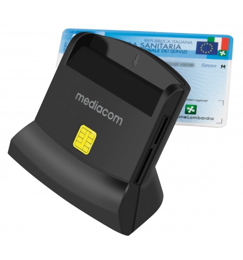 Mediacom MD-S401 Smart-Card-Lesegerät Indoor USB 2.0 Schwarz