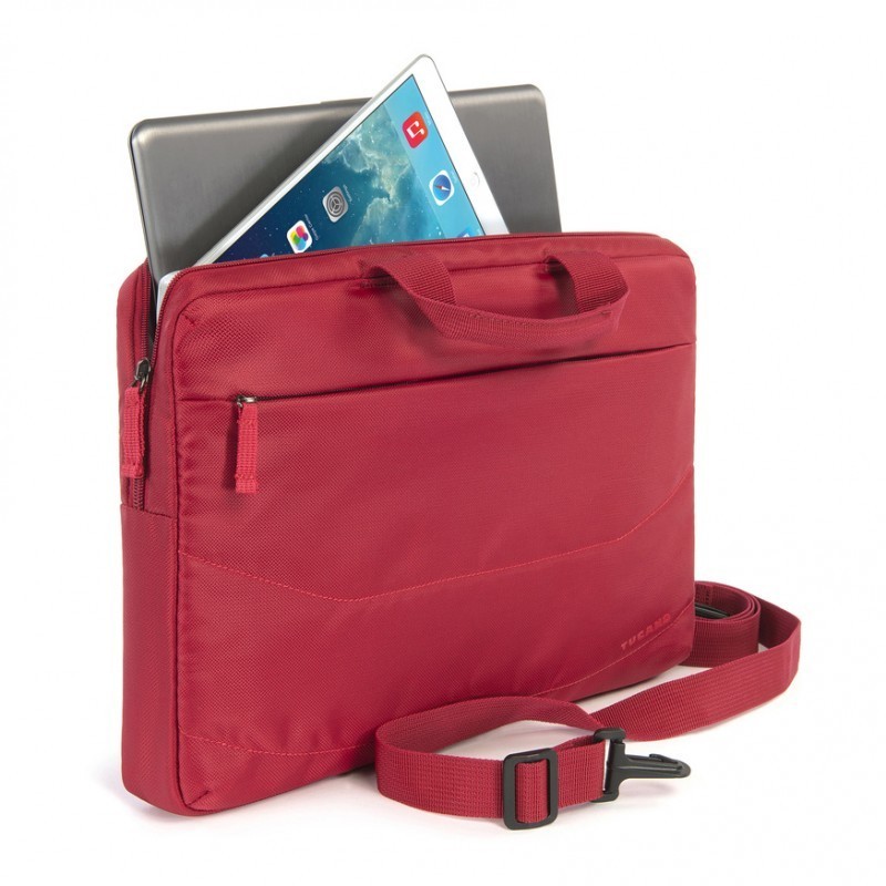 Tucano Idea maletines para portátil 39,6 cm (15.6") Funda Rojo