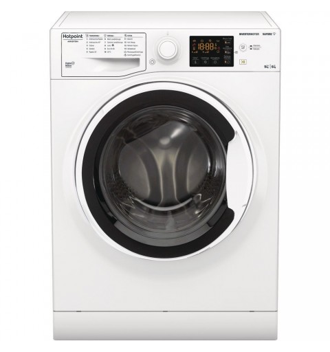 Hotpoint NDB 96443 W IT N lavadora-secadora Independiente Carga frontal Blanco D