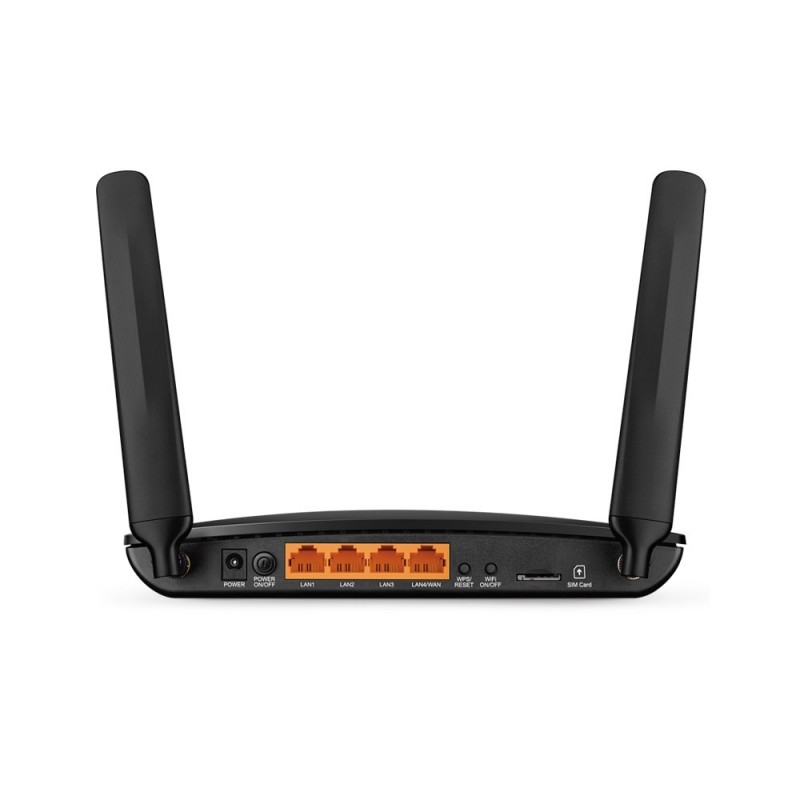 TP-LINK TL-MR150 router inalámbrico Ethernet rápido Banda única (2,4 GHz) 3G 4G Negro