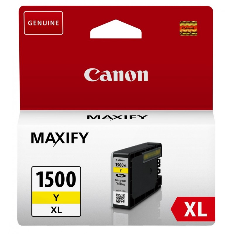 Canon PGI-1500XL Y cartouche d'encre 1 pièce(s) Original Jaune