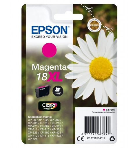 Epson Daisy Cartuccia Margherita Magenta Inchiostri Claria Home 18XL