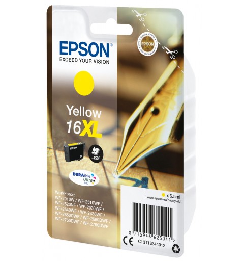 Epson Pen and crossword Singlepack Yellow 16XL DURABrite Ultra Ink