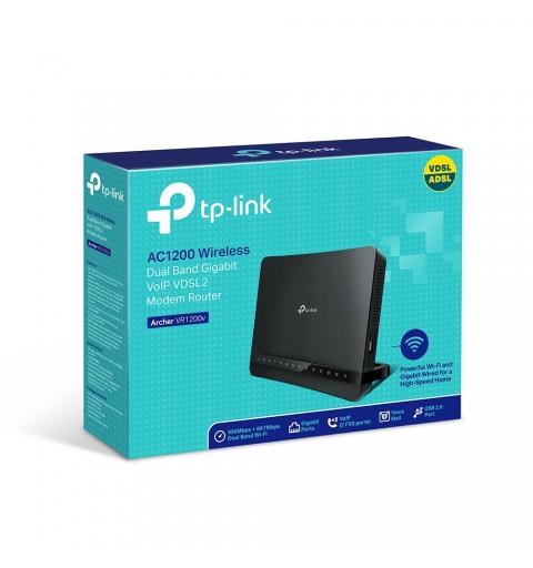 TP-LINK VR1200v Kabelrouter Schwarz