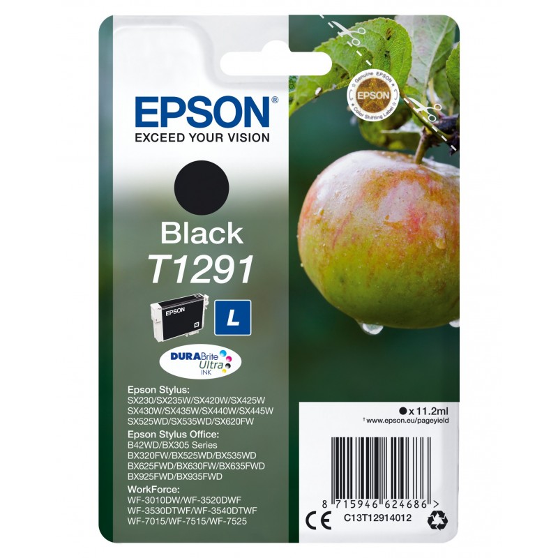 Epson Apple Cartucho T1291 negro (etiqueta RF)