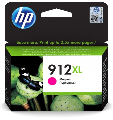 HP Cartuccia di inchiostro magenta originale 912XL ad alta capacità