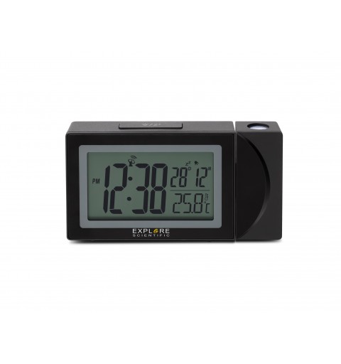 Explore Scientific RDP1002 alarm clock Digital alarm clock Black