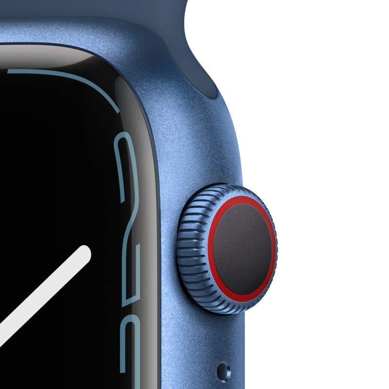Apple Watch Series 7 45 mm OLED 4G Azul GPS (satélite)