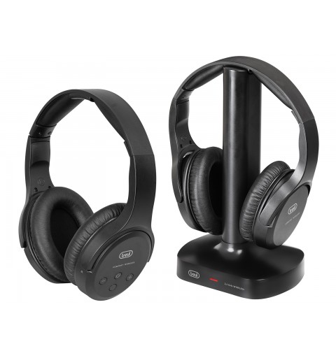 Trevi FRS 1580 TW Auriculares Inalámbrico y alámbrico Diadema TV Negro