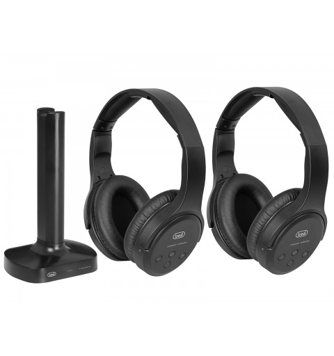 Trevi FRS 1580 TW Auriculares Inalámbrico y alámbrico Diadema TV Negro