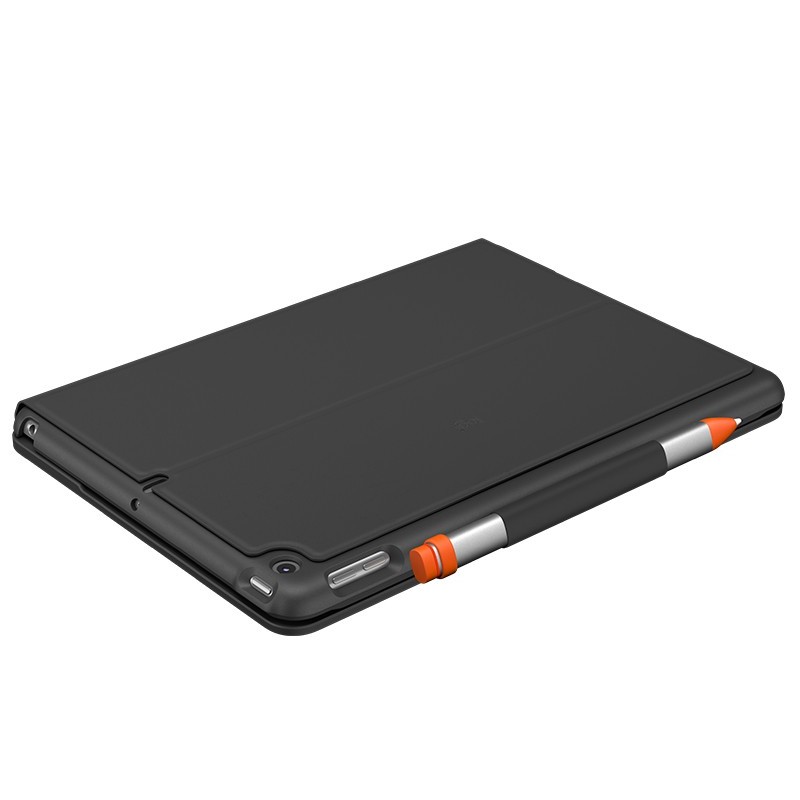 Logitech Slim Folio for iPad (7th, 8th, & 9th generation) Graphit Bluetooth QWERTY Italienisch