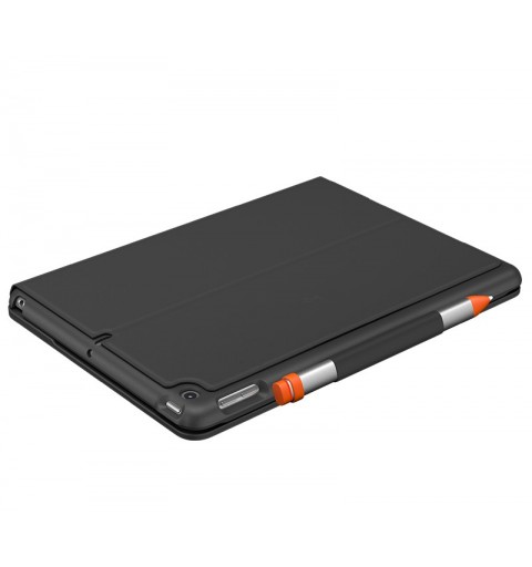 Logitech Slim Folio for iPad (7th, 8th, & 9th generation) Graphit Bluetooth QWERTY Italienisch