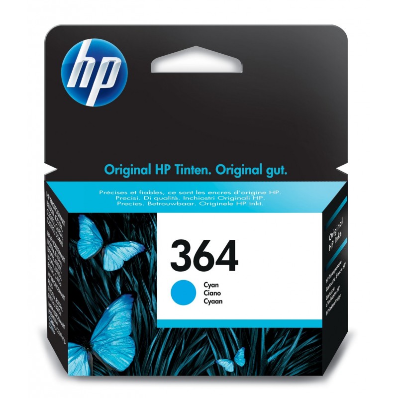 HP Cartucho de tinta original 364 cian