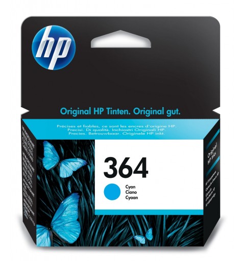 HP 364 cartouche d'encre cyan authentique