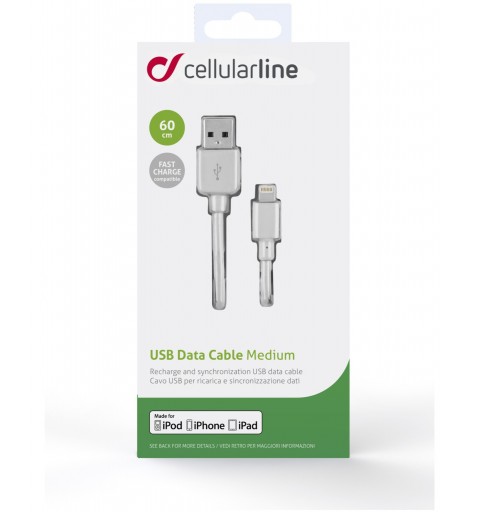 Cellularline 37714 0,6 m Blanc