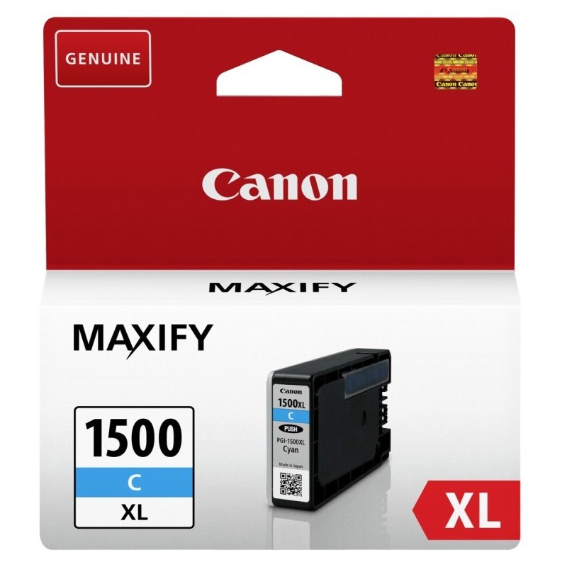 Canon PGI-1500XL C cartucho de tinta 1 pieza(s) Original Cian