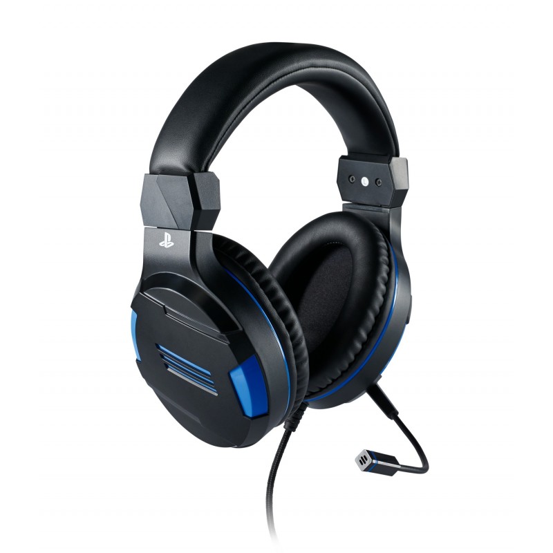 Bigben Interactive PS4OFHEADSETV3 écouteur casque Avec fil Arceau Jouer Noir, Bleu