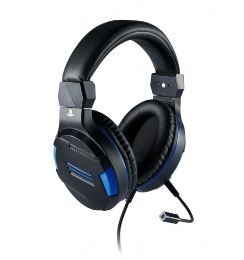 Bigben Interactive PS4OFHEADSETV3 Kopfhörer & Headset Verkabelt Kopfband Gaming Schwarz, Blau