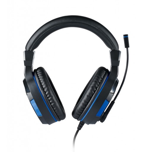 Bigben Interactive PS4OFHEADSETV3 auricular y casco Auriculares Alámbrico Diadema Juego Negro, Azul