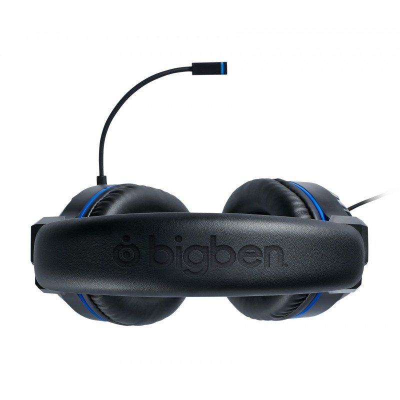 Bigben Interactive PS4OFHEADSETV3 Kopfhörer & Headset Verkabelt Kopfband Gaming Schwarz, Blau