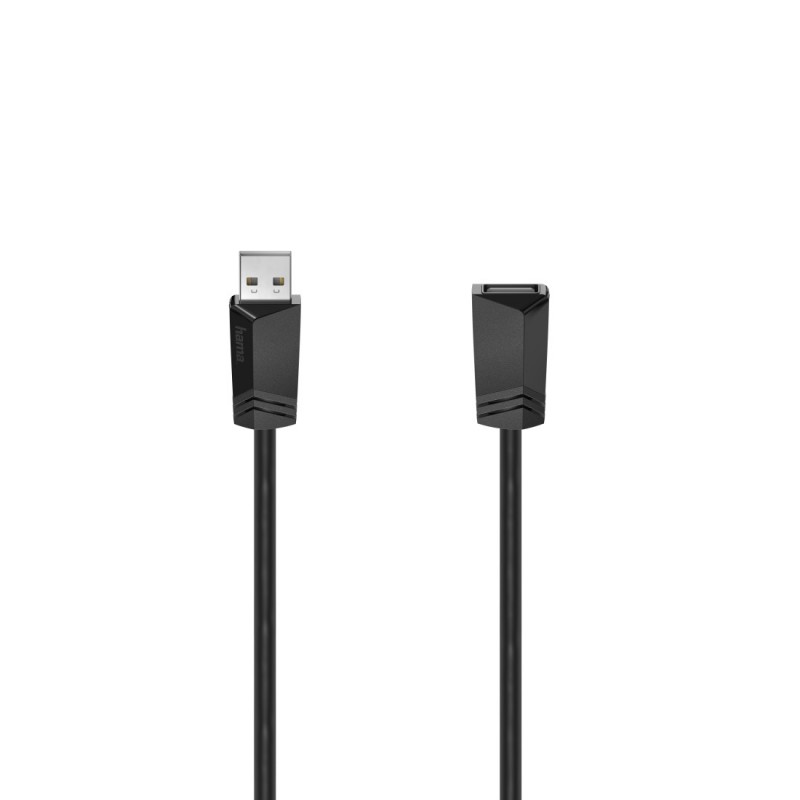 Hama 00200621 cable USB 5 m USB 2.0 USB A Negro