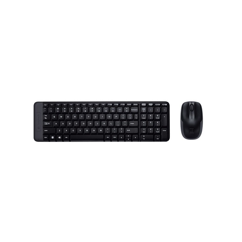 Logitech Wireless Combo MK220 teclado RF inalámbrico QWERTY Italiano Negro