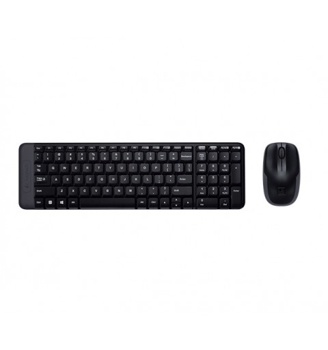 Logitech Wireless Combo MK220 clavier RF sans fil QWERTY Italien Noir